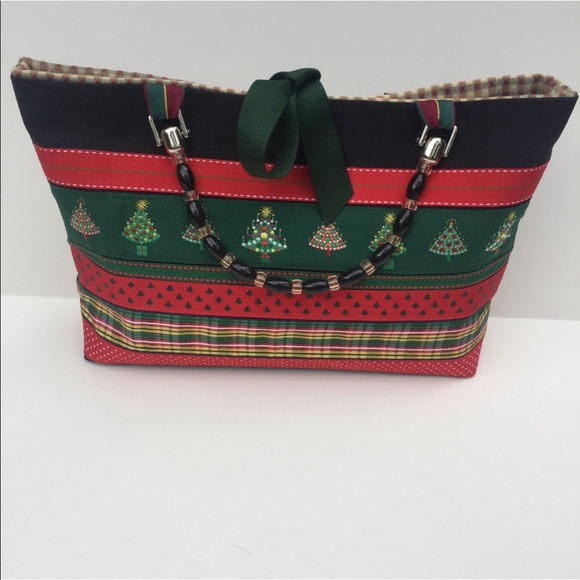 Christmas Ribbon PURSE - Picture 1 of 6